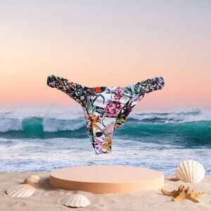 Christian Lacroix X Swiminista Daring Bikini Bottom Josephine Is Busy Pink Green